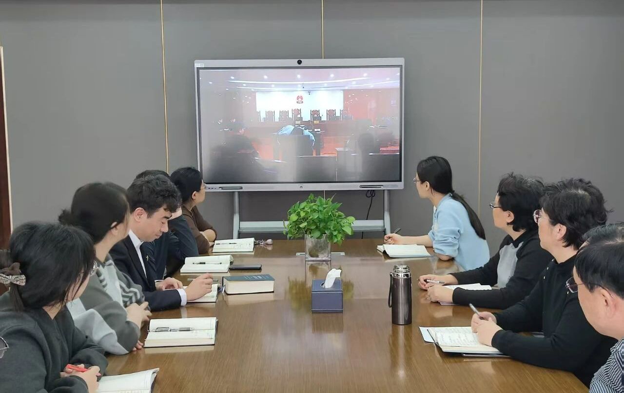 庭审实战提升素能 观摩评议秣马厉兵